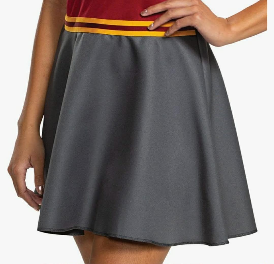 Harry Potter Dress Skirt, Teen and Tween Official Hogwarts Wizarding World Costume Dress with Collar and Tie, XL - Image 7