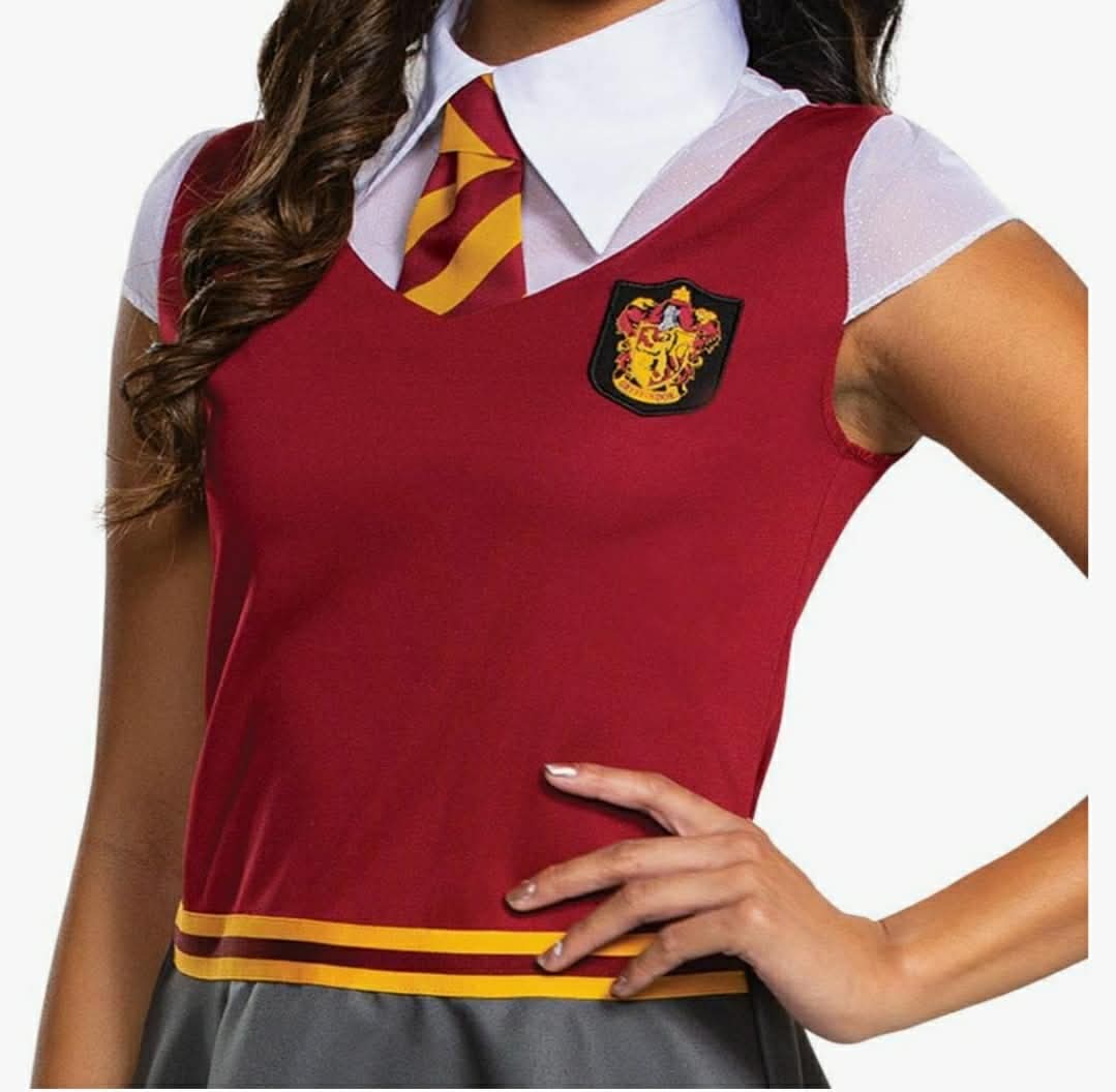 Harry Potter Dress Skirt, Teen and Tween Official Hogwarts Wizarding World Costume Dress with Collar and Tie, XL - Image 9
