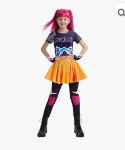 Kids Girls KPop Demon Hunters Costume Mira Costume Halloween Size 5-6Y