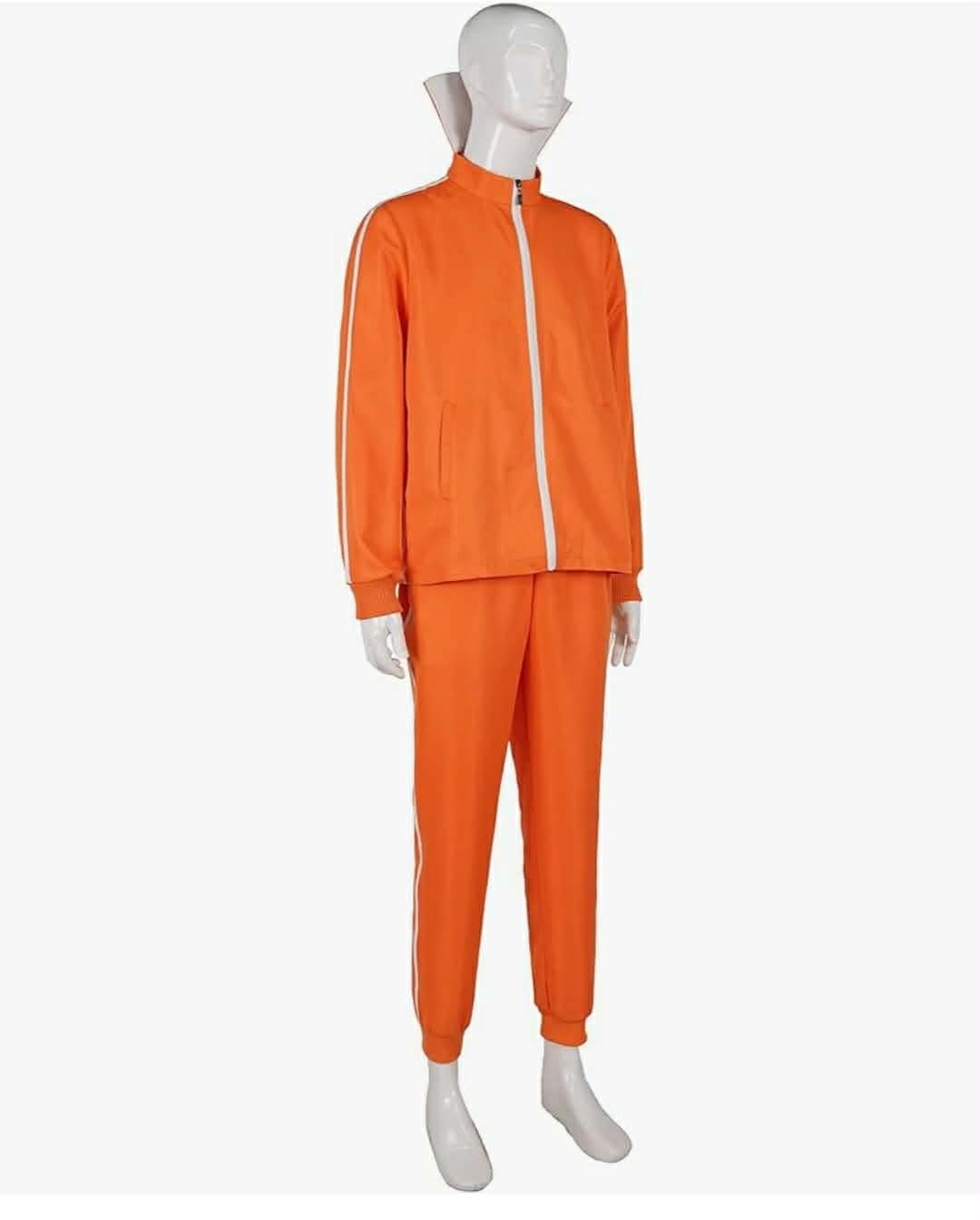 Men's adult sports suit 2-piece hoodie sportswear suit fashion sportswear suit with wig, 3X - Image 7
