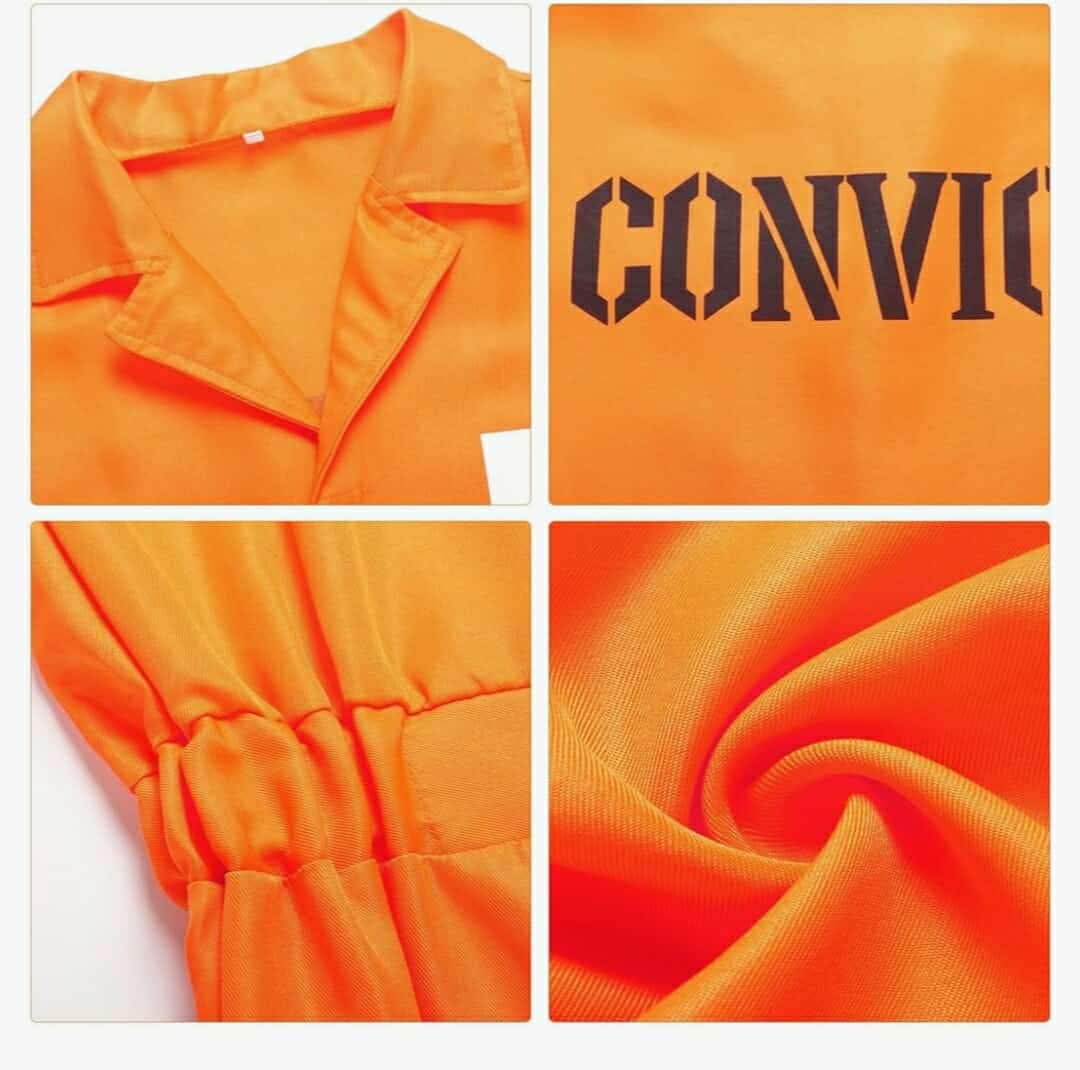 4 PCS Jail Halloween Costume Handcuffs Fancy Dress, XL - Image 5