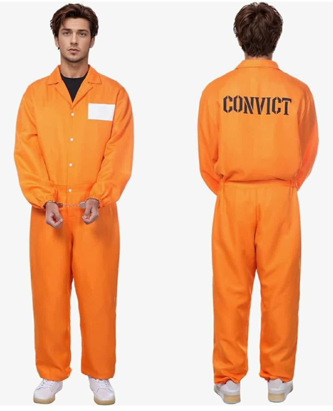 4 PCS Jail Halloween Costume Handcuffs Fancy Dress, XL - Image 8