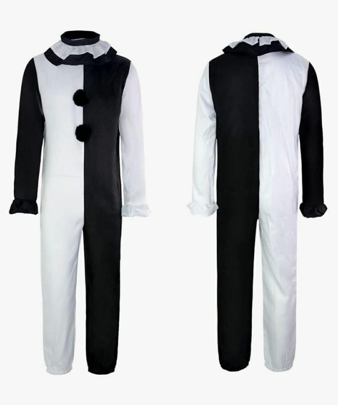 Scary Killer Clown Halloween Costume Creepy Cosplay Props for Kids, 7-8yrs - Image 4