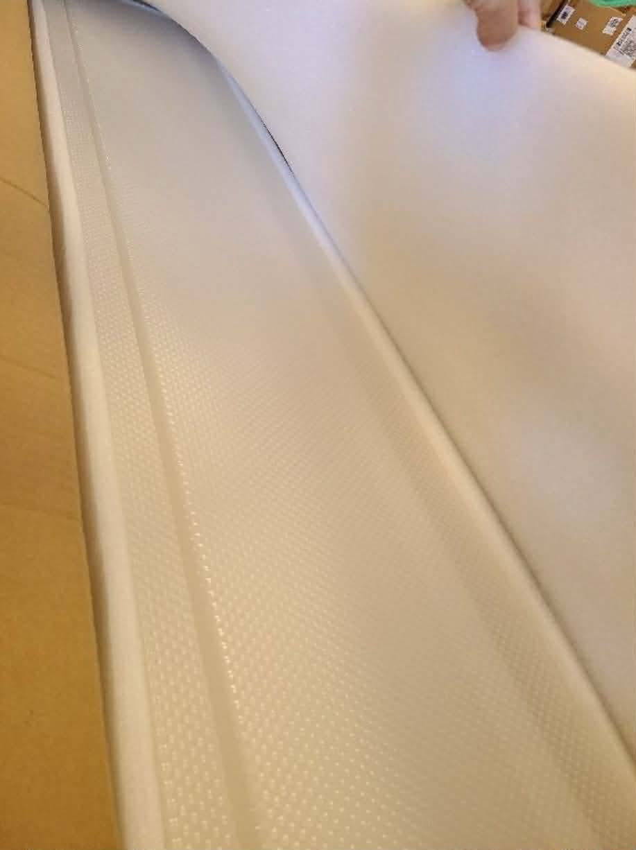 4 Pcs 48 Inch Fluorescent Light Fixture Covers Replacement Wrap Around Light Cover 4ft Two Bulb Replacement Lens Transparent Square Lenses - Image 3