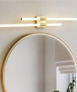 Modern Bathroom Vanity Light LED 39.76in Gold Bathroom Light Fixture, Gold