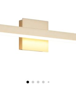 24 Inch Gold Dimmable Bathroom Vanity Light Fixtures