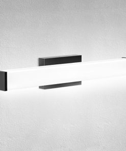 24 inch Vanity Lights for Bathroom, Black Bathroom Light Fixtures Daylight 25W Dimmable