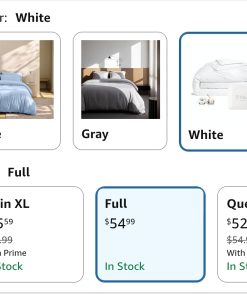 Alternative view of 100% Cotton Duvet Cover Dust Mite Bed Bug Comforter Protector, Full