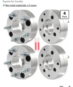 ECCPP 4x100 to 5x114.3 Wheel Adapters 2 inch 93-02 for Toyota for Corolla