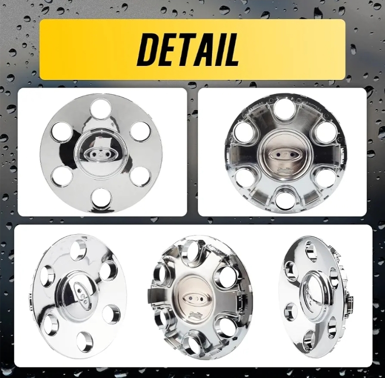 4 Pcs 181.6mm Chrome Wheel Center Caps for 2009-2014 F150 Expedition - Image 11