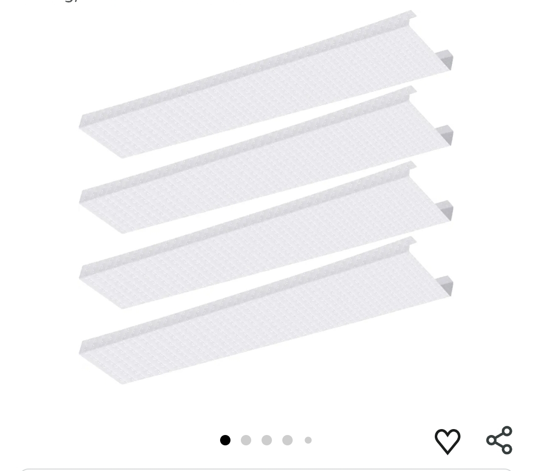 4 Pcs 48 Inch Fluorescent Light Fixture Covers Replacement Wrap Around Light Cover 4ft Two Bulb Replacement Lens Transparent Square Lenses - Image 7