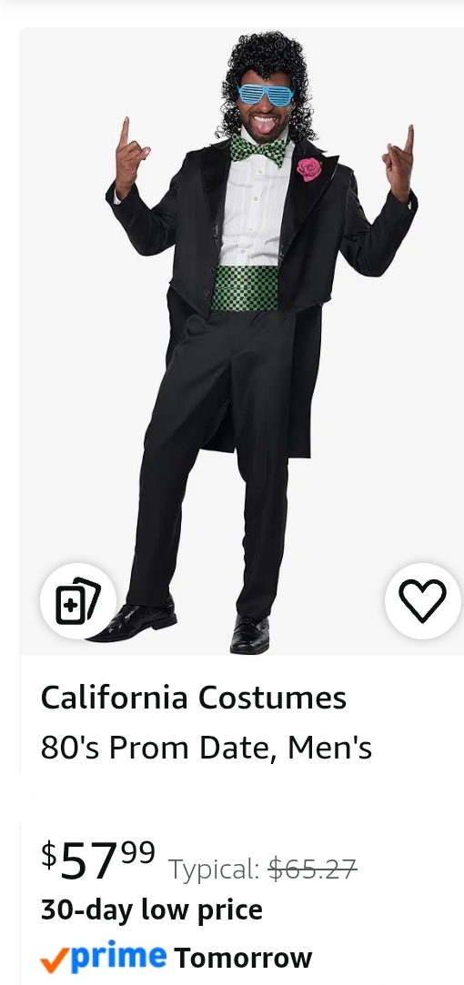 California Costumes, 80's Prom Date, Men's- Large - Image 7
