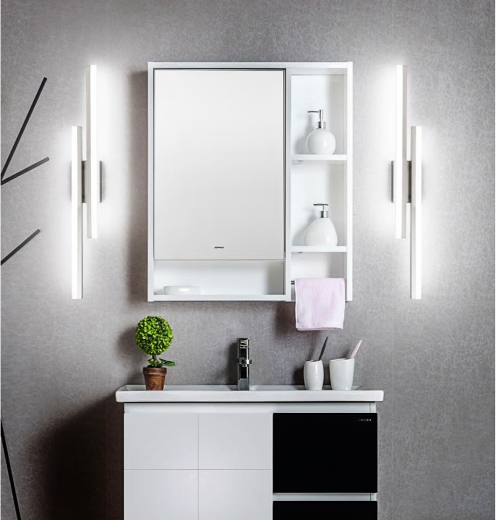32 Inch LED Bathroom Vanity Light Bar, Modern Brushed Nickel Bath Lighting Fixture Over Mirror Dimmable - Image 7