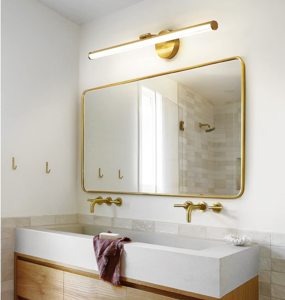 30 Inch Gold Vanity Light 24W 5CCT Dimmable Modern LED Vanity Light Fixture Rotatable - Image 9