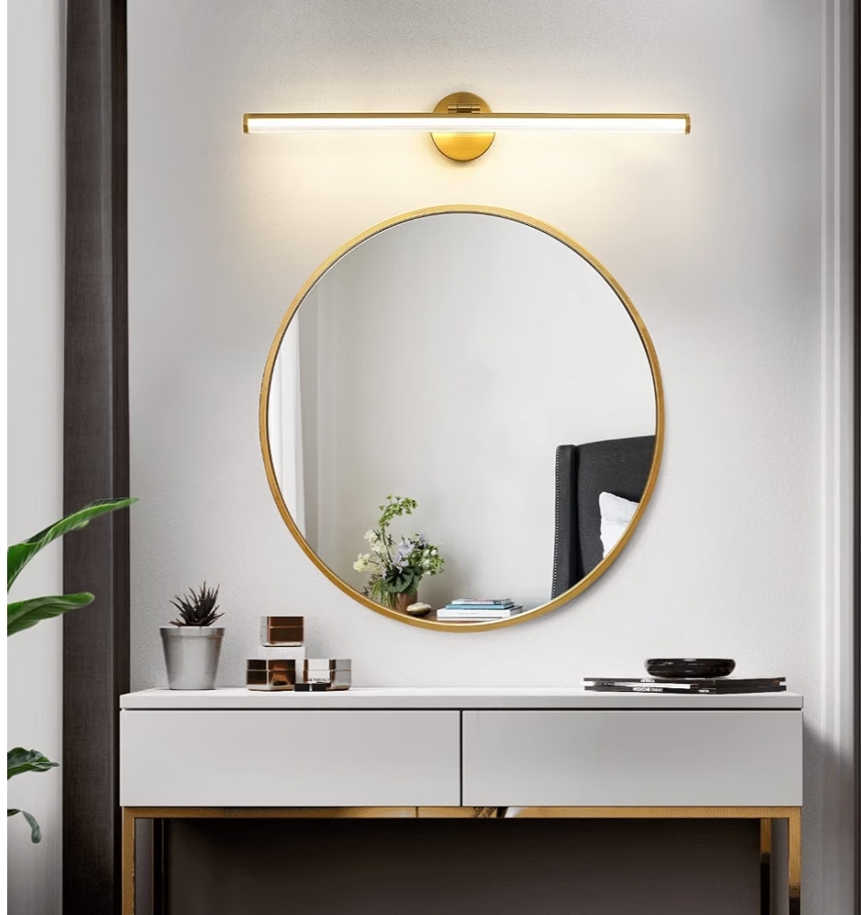 30 Inch Gold Vanity Light 24W 5CCT Dimmable Modern LED Vanity Light Fixture Rotatable - Image 7