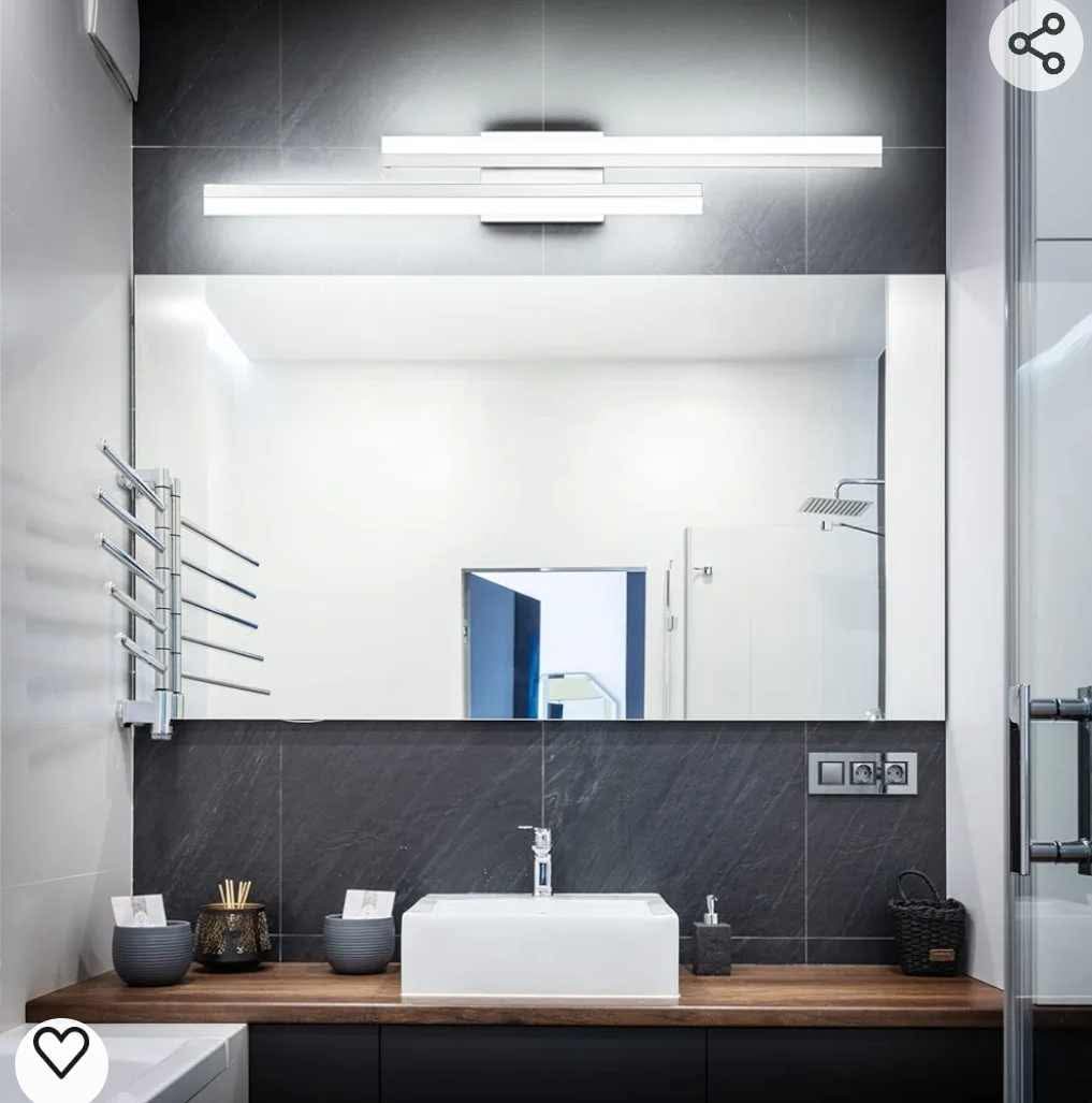 32 Inch LED Bathroom Vanity Light Bar, Modern Brushed Nickel Bath Lighting Fixture Over Mirror Dimmable - Image 10