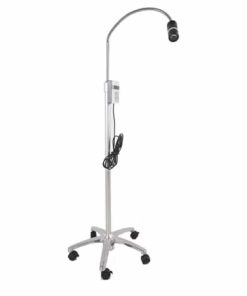 VESCAZME 12W LED Medical Exam Lamp Surgical Examination Light Floor-Stand LED with 360° Adjustable Illumination for Gynecology, Dental, and Veterinary Use Clinical Examinations