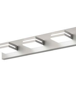 LED Modern Bathroom Vanity Light Fixtures (3-Light, 24-Inch, Dimmable), Brushed Nickel