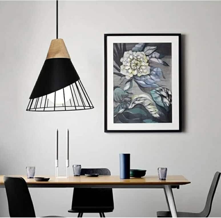 3pk Iron Pendant Lights, Modern Geometric Lights, Ceiling Decorative Lighting fixtures - Image 7