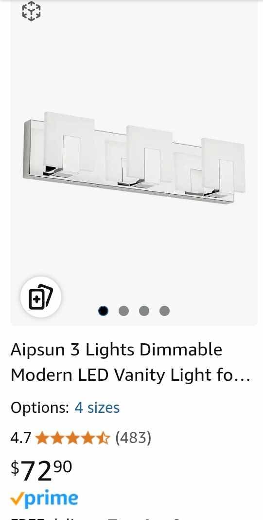 3 Lights Dimmable Modern LED Vanity Light - Image 12