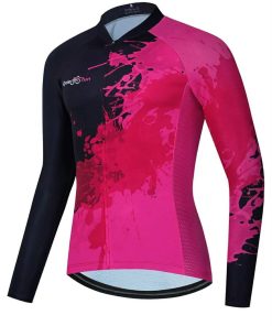 Cycle-Run Women Cycling Bike Jersey Long Sleeve, Womens Cr-Long-xarti, Small