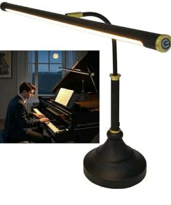 Piano Light, LED Piano Lamp, Music Lamp, Eye-Caring, Stepless Dimming,Touch Dimmable