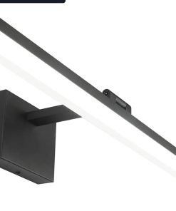 24 inch LED Modern Black Bathroom Vanity Bar Light