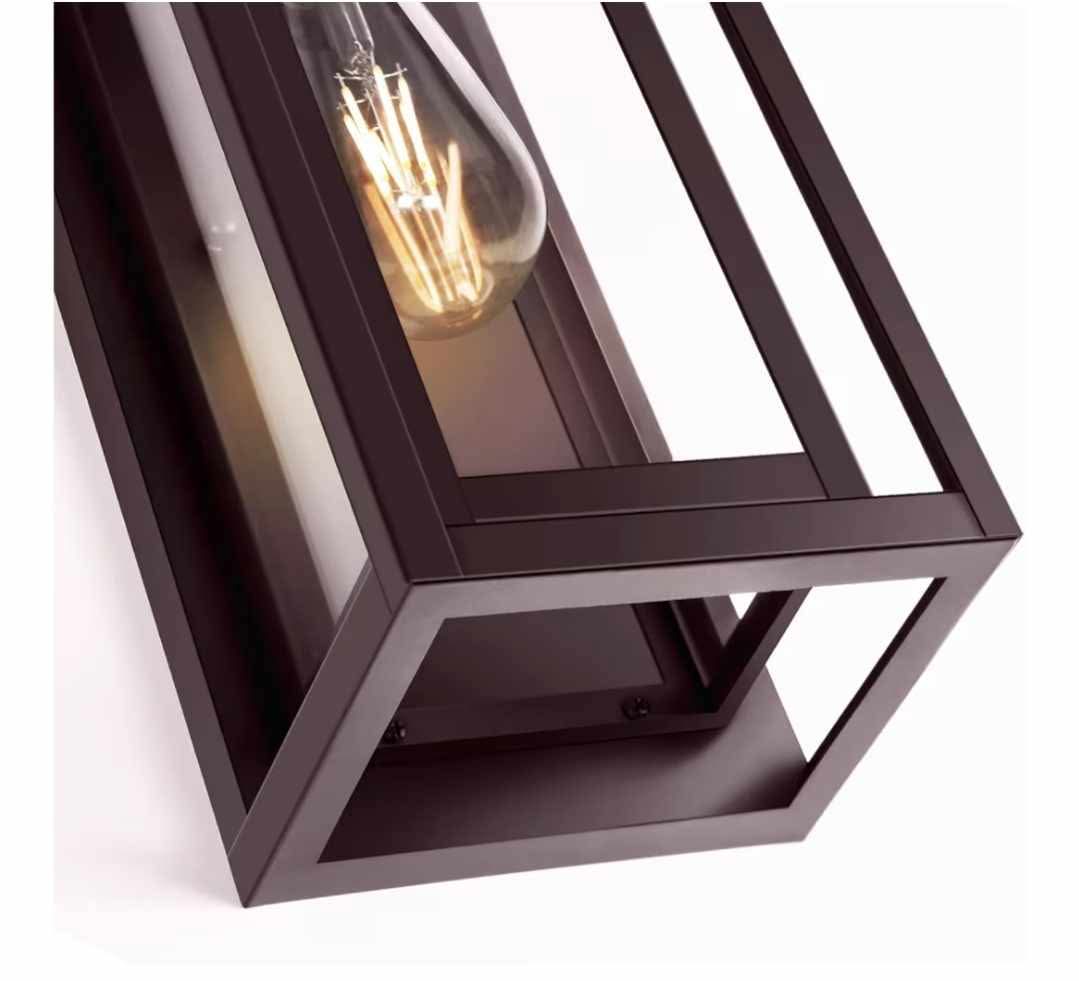 15" Large Oil Rubbed Bronze Outdoor Light Fixture, ORB Outdoor Sconces - Image 9