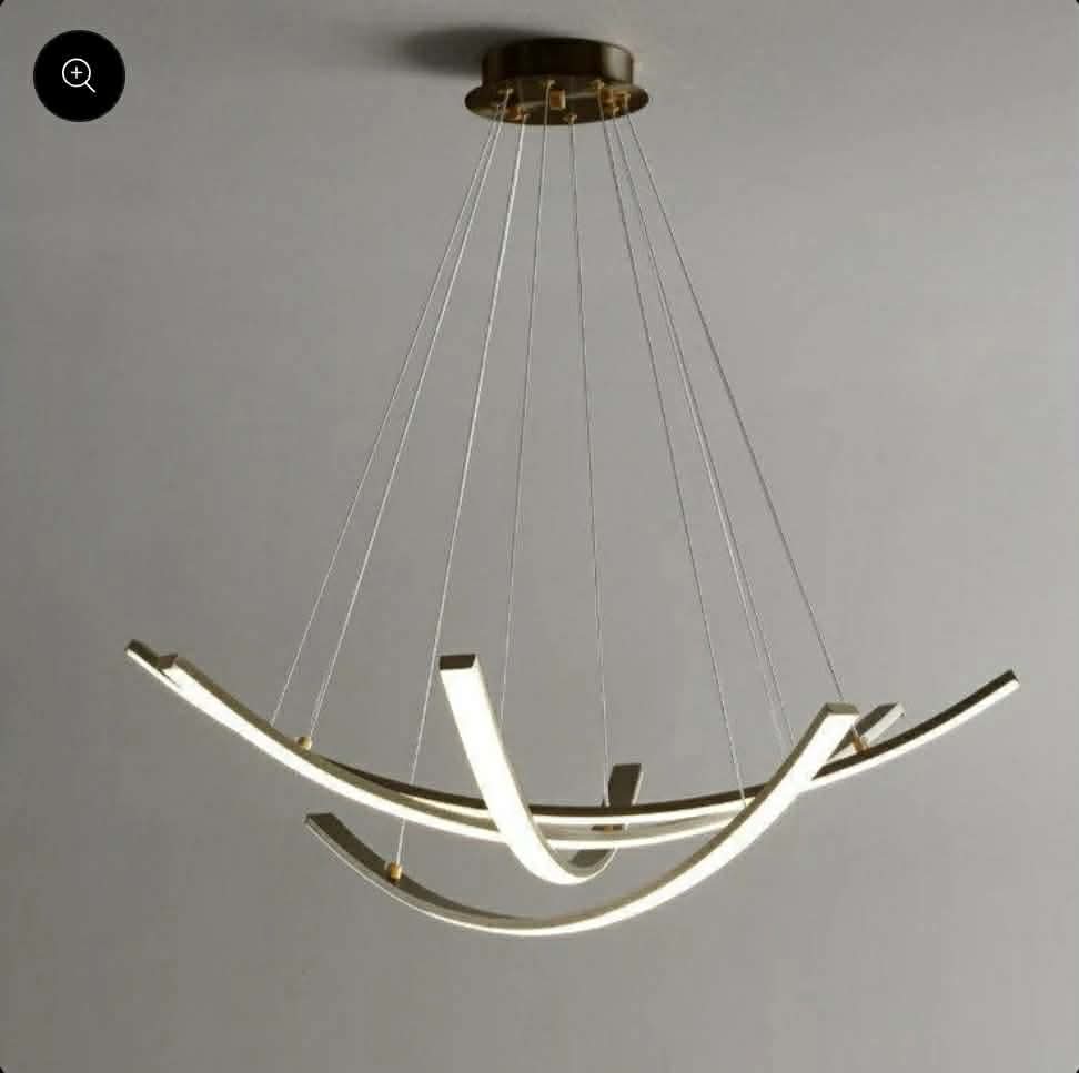 Modern Sputnik Pendant Light 40W LED Black Pendant, 23.6 Inch - Image 6