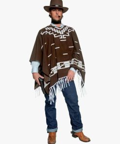Smiffys Deluxe Authentic Western Wandering Gunman Cowboy Costume, Large