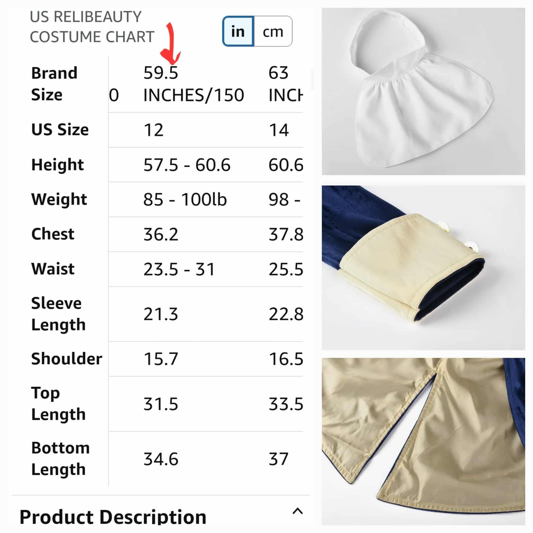 Washington Costume Boys Hamilton American Colonial Uniform with Wig, Size 85-100lbs - Image 5