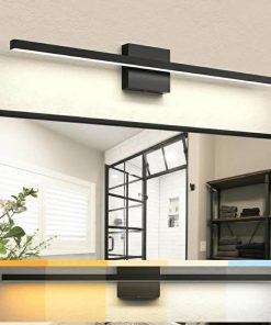 31.5 inch Black Bathroom Vanity Light,18W 5CCT Dimmable LED Bathroom Lighting