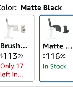 Alternative view of Black Roman Tub Faucet with Sprayer, Deck Mount Roman Bathtub Faucet Set with Hand Shower for 3 Holes