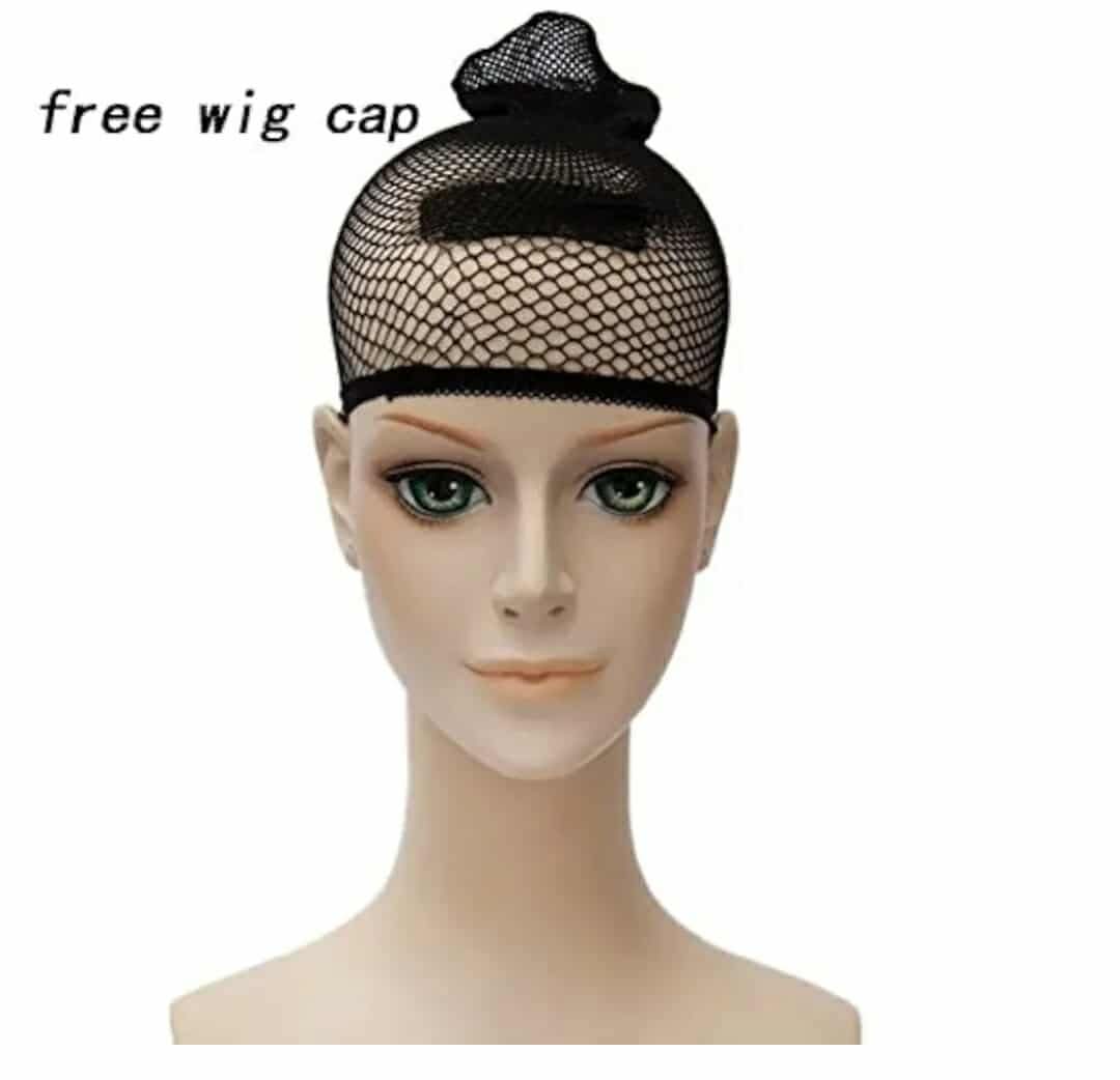 Brown Wig for Zhongli Cosplay Costume Anime Spiky Fluffy Cosplay Hair Wigs with Ponytails + Cap Long - Image 8