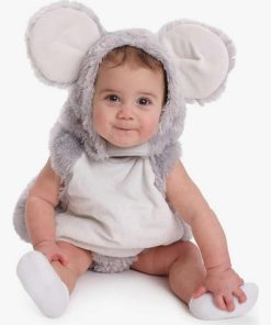 Baby Mouse Costume For Toddlers - Adorable Squeaky Mouse Outfit For Halloween And Year Round Dress-Up, 6-12 months 