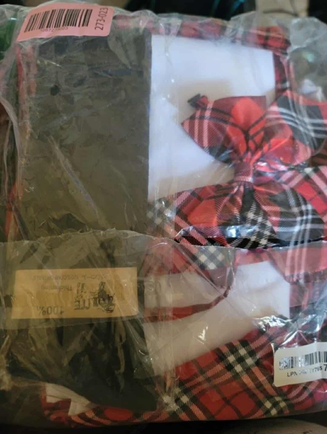 Japanese Tartan Pleated School Uniform Cosplay Costumes with Socks Set, XL - Image 2