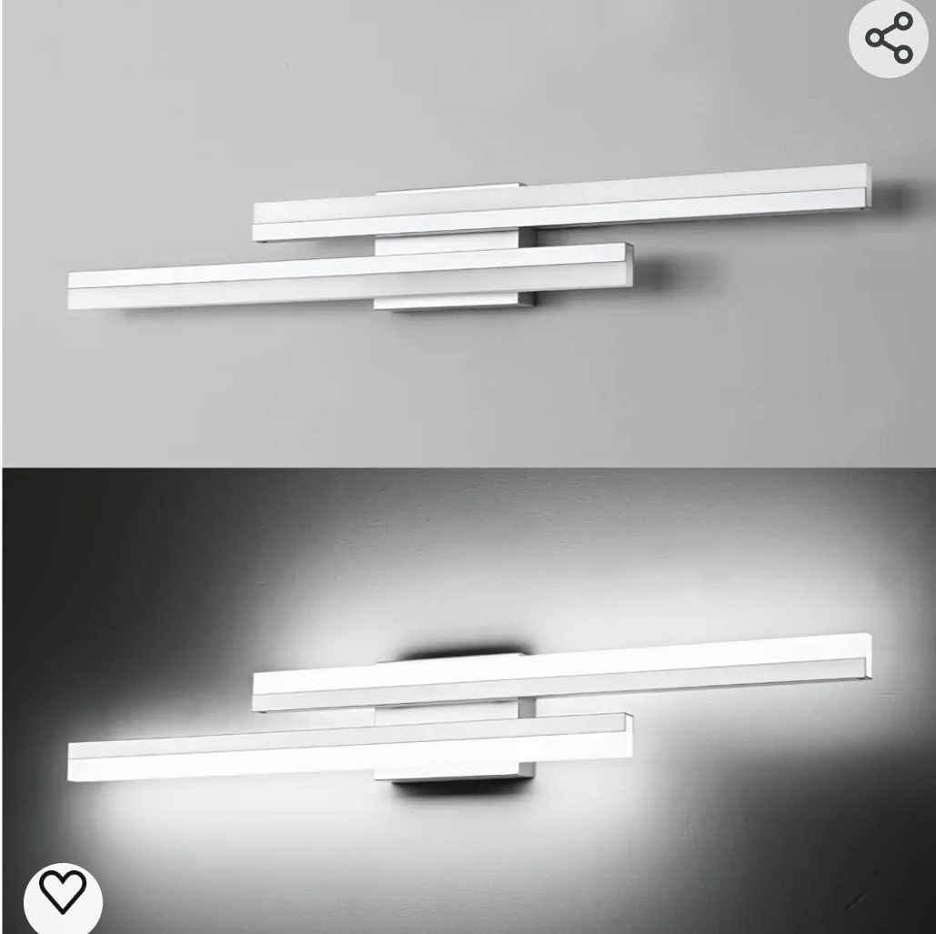 32 Inch LED Bathroom Vanity Light Bar, Modern Brushed Nickel Bath Lighting Fixture Over Mirror Dimmable - Image 14