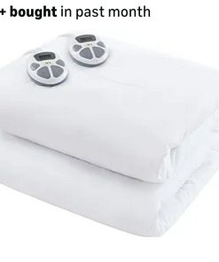 Alternative view of Serta Heated Mattress Pad Queen Size - Electric Mattress Pad, 10 Heat Setting Controller, Auto Shut Off Timer, Deep Elastic Pocket, Up to 17" Mattress, ETL Certified, Machine Wash, Queen, White