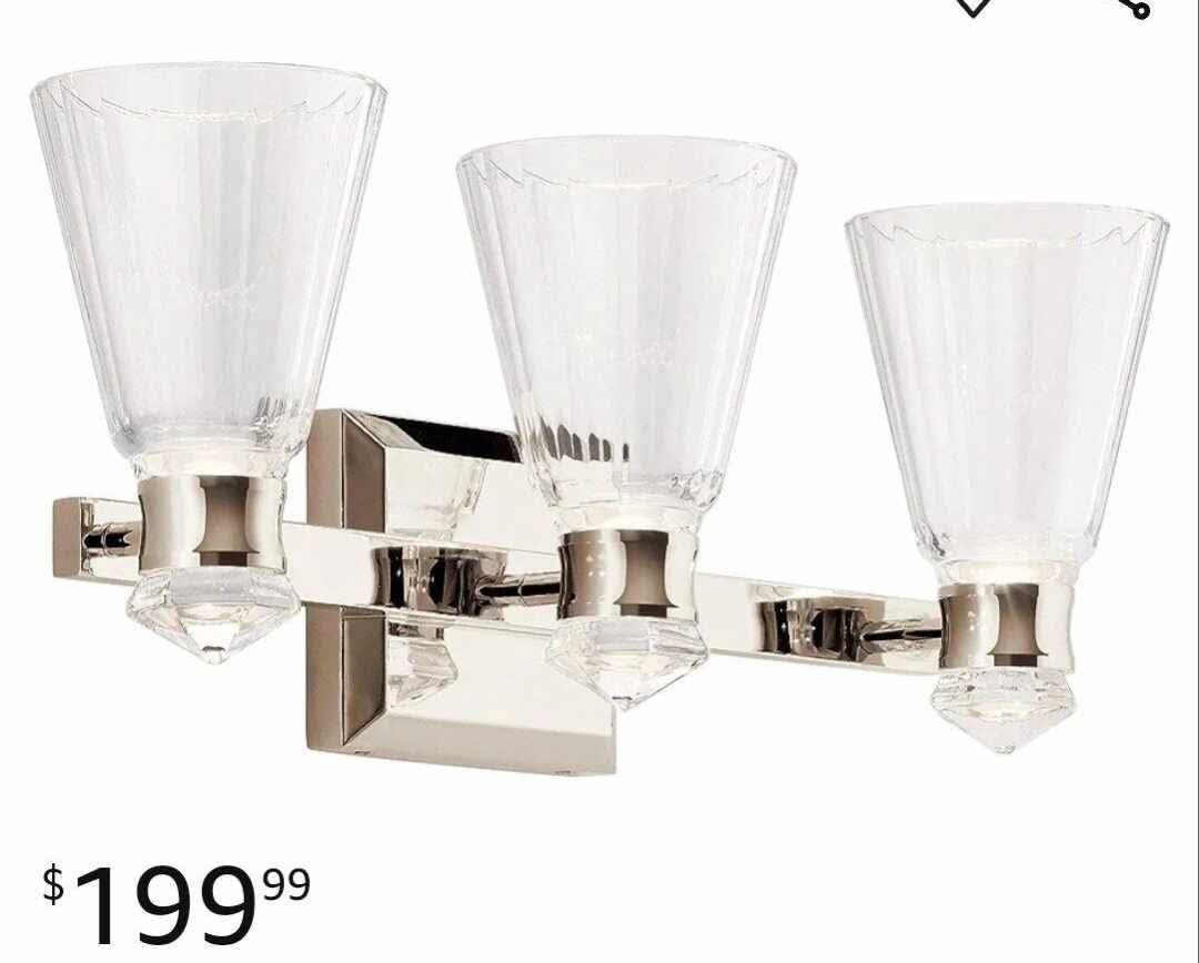 Kayva Wall Sconce, 6-Light LED 114 Total Watts, Polished Nickel