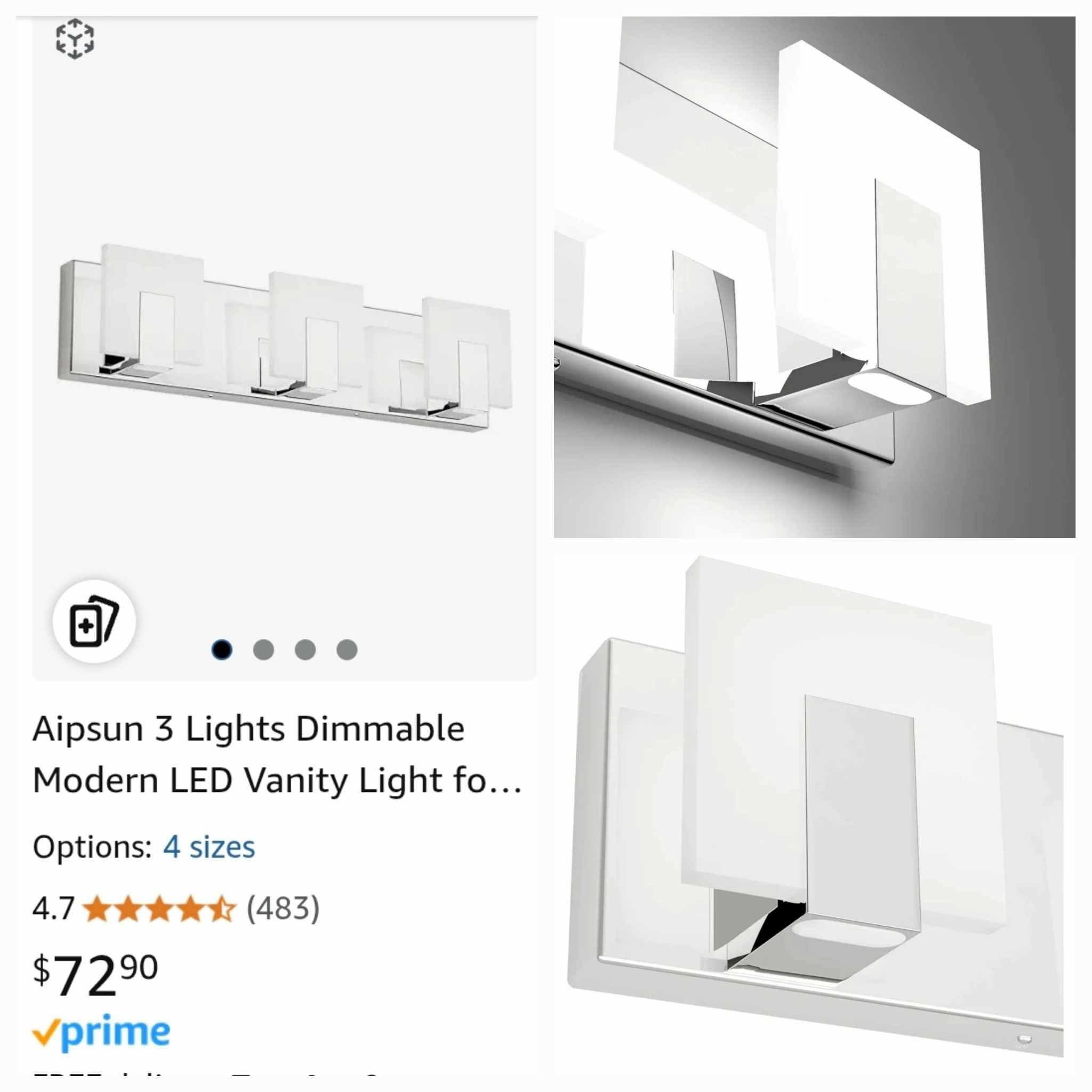 3 Lights Dimmable Modern LED Vanity Light - Image 11