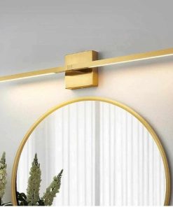 Gold Bathroom Vanity Light Fixtures - 30 inch Rotatable