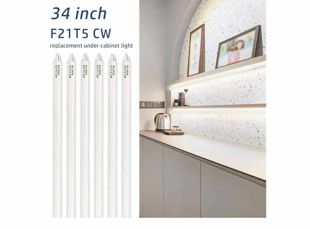 6 pack 34inch F21T5/841 Cool White Fluorescent Light Bulb - Image 5