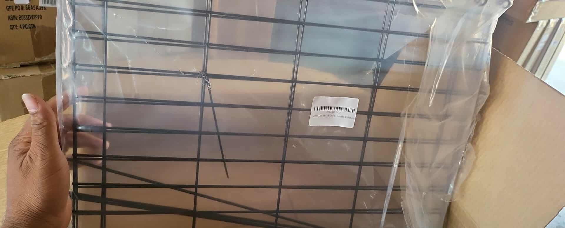 Dog Crate Divider Panel - 2 Pack Black Metal, Compatible with 32"-36"/42" & Other Crate Sizes, 20.47" H x Adjustable Width 15.74"-29.13"(Dog Crate NOT Included) - Image 10