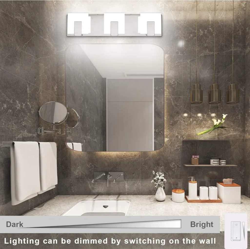 3 Lights Dimmable Modern LED Vanity Light - Image 3