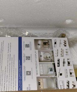 Alternative view of 3 Lights Vanity Light Bathroom Light Fixture Over Mirror for Bathroom Glass Shade Lights Brushed Gold