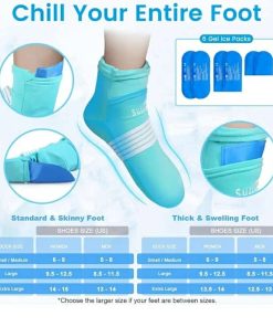 Alternative view of SuzziPad Cold Gloves and Socks for Chemotherapy, Chemo Ice Packs for Hands and Feet, Cooling Care Package for Women and Men, L