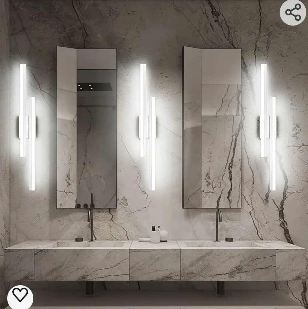 32 Inch LED Bathroom Vanity Light Bar, Modern Brushed Nickel Bath Lighting Fixture Over Mirror Dimmable - Image 11