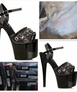 Alternative view of Black in Sexy Heels and Platforms is made for Women, Pleaser Heels, Pleasure Heels, Dance Heels, Pole Dancer Heels, Stripper Heels, Black, Size 10